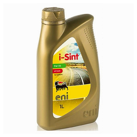 Olio Lubrificante Motore Auto I-sint Eni/5w-30 1 Litro Con Formula Top Synthetic         