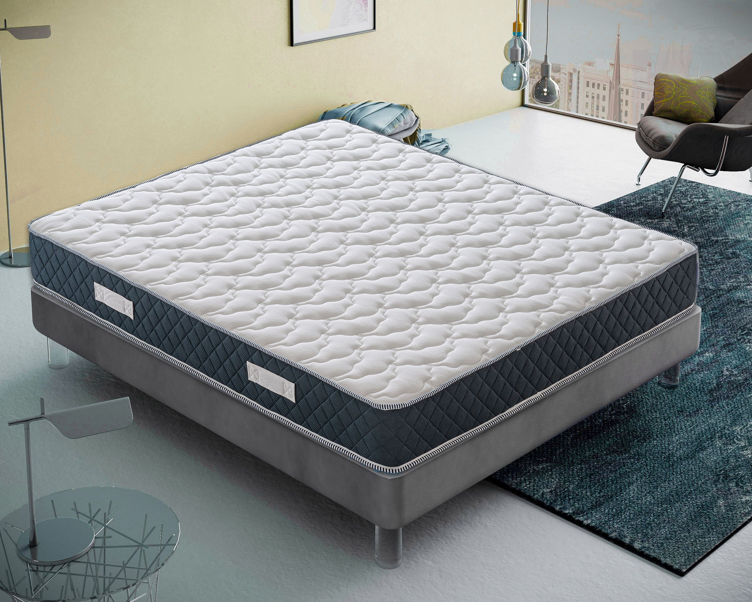 Materasso Singolo 80x200 in Memory Foam - Alto 21 Cm - 11 Zone Differenziate  Ortopedico   