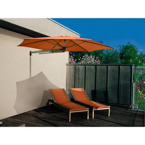 Ombrellone da muro Parrot Made in Italy ø cm 270 - Arancio