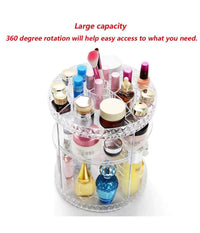 Organizer Espositore Per Trucco Girevole 360° Rotante Cosmetici Profumi Makeup         