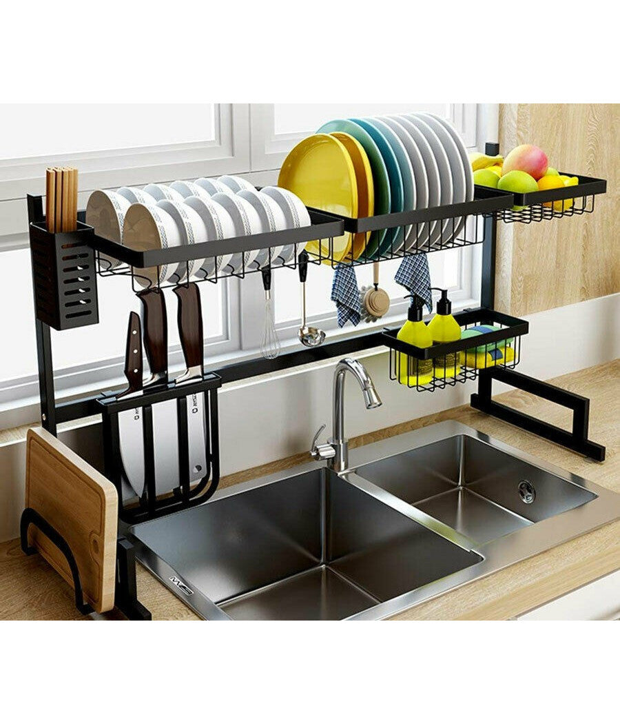 Organizer Organizzatore Cucina Scolapiatti Scaffale Appoggio Ripiani 920 Mm         