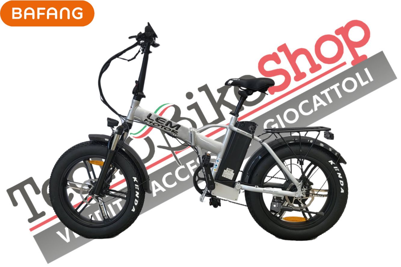 Bici Elettrica Pieghevole E-BIKE Fat Bike LEM Orlando Luxury Plus  48v - Bafang