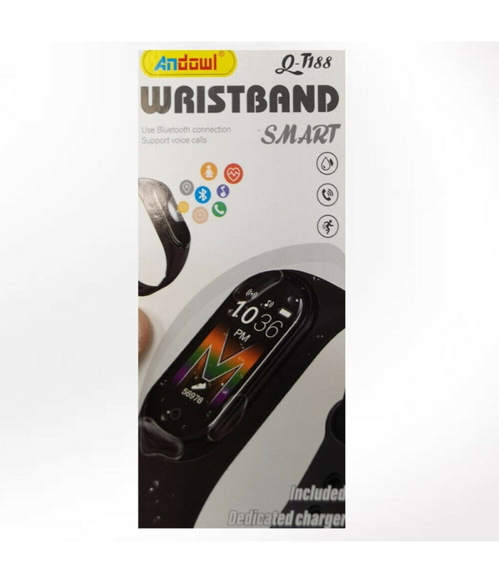 Orologio Da Polso Wristband Smart Q-t188 Smartwatch Funzioni Bluetooth Smartband         