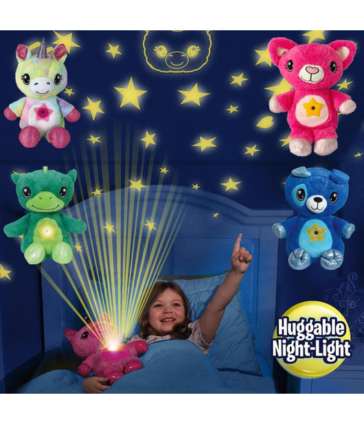 Orsacchiotto Di Peluche Con Proiettore Stelle Luce Per Cameretta Cielo Stellato         