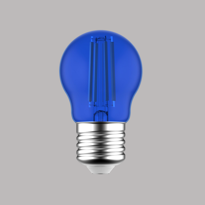 Lampadina a led G45 color blu