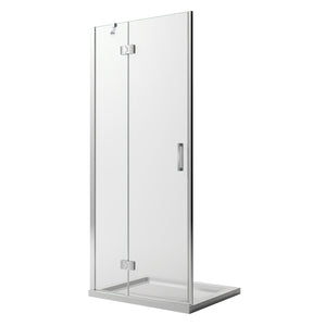 Porta Doccia 120CM H190 Vetro Trasparente con Easy-Clean mod. Flip Anta + Profilo