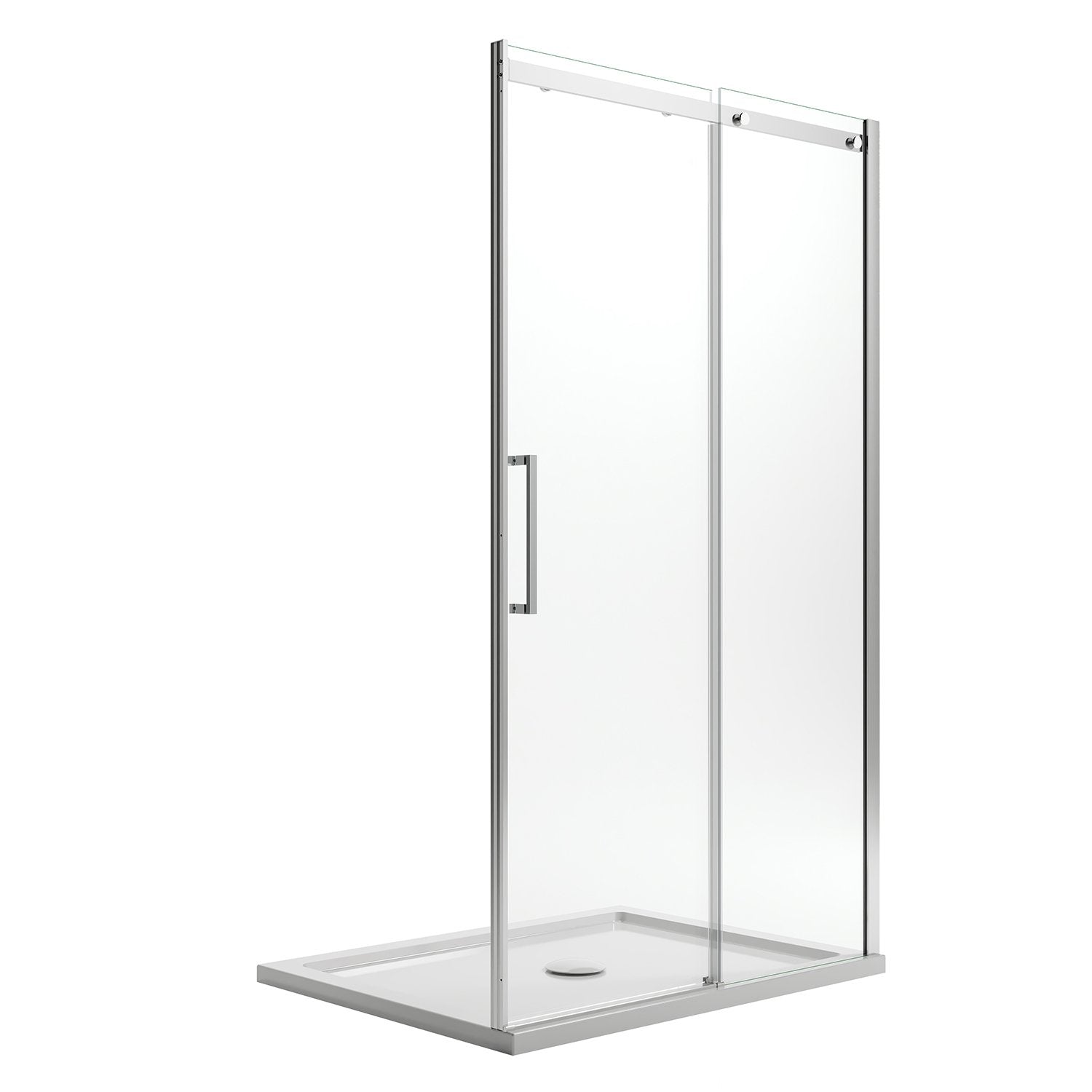 Porta Doccia 100CM H200 Vetro Trasparente 8mm Versione Destra con Easy-Clean mod. Prime