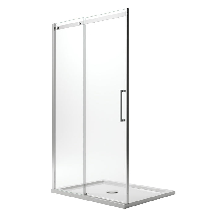 Porta Doccia 100CM H200 Vetro Trasparente 8mm Versione Sinistra con Easy-Clean mod. Prime