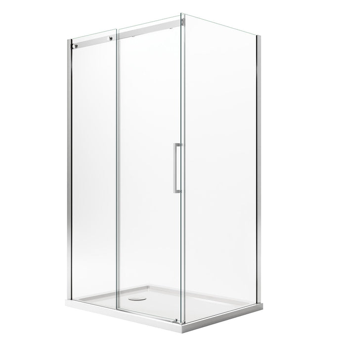 Box Doccia 70x150CM H200 Vetro Trasparente 8mm Versione Sinistra con EasyClean mod. Prime Duo 1 Anta