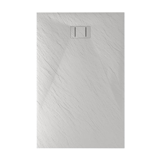 Piatto Doccia 70x120x2 6 CM Rettangolare Bianco Effetto Pietra mod. Blend