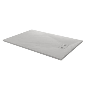 Piatto Doccia 80x100x2 6 CM Rettangolare Bianco Effetto Pietra mod. Blend