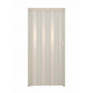 Porta a soffietto da interno in kit in PVC Avorio 1013 82x220 cm mod. Simona