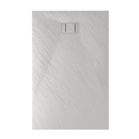 Piatto Doccia 80x160x2 6 CM Rettangolare Bianco Effetto Pietra mod. Blend