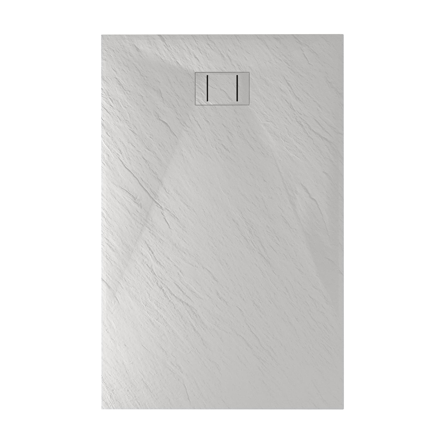 Piatto Doccia 80x120x2 6 CM Rettangolare Bianco Effetto Pietra mod. Blend