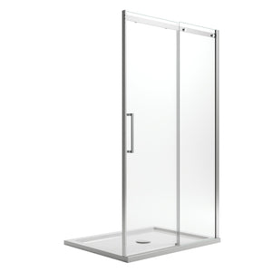 Porta Doccia 130CM H200 Vetro Trasparente 8mm Versione Destra con Easy-Clean mod. Prime