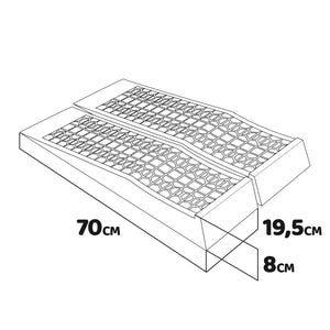 Pad 3000 - Coppia di rampe per manutenzione autoveicolo 3 t