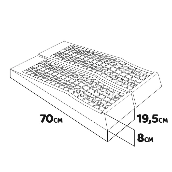 Pad 3000 - Coppia di rampe per manutenzione autoveicolo 3 t