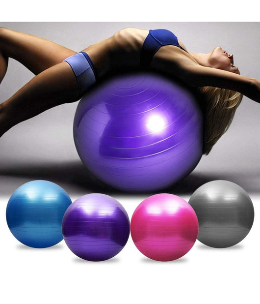 Palla Da Fitness Yoga Ginnastica Con Pompa Per Pilates Esercizi Allenamento 85cm         