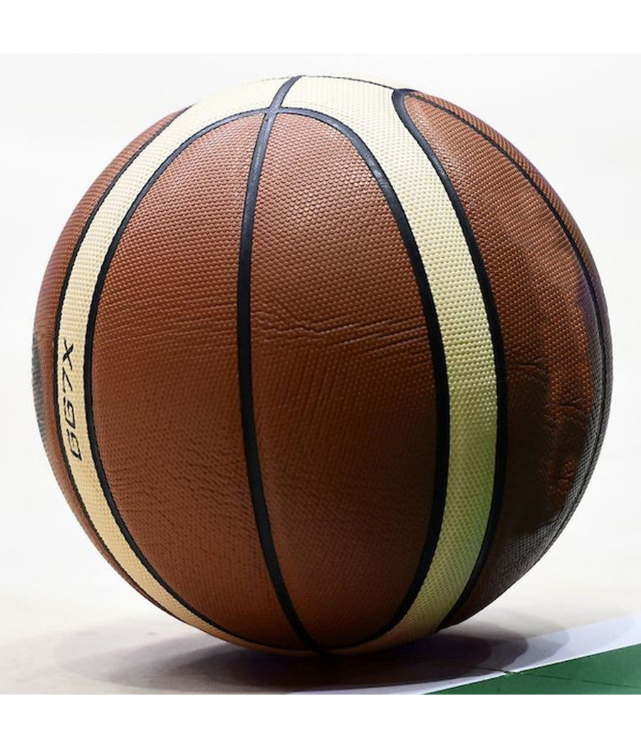 Pallone Da Basket Pallacanestro In Pelle Sintetica 3g7x Ufficiale Fiba Serie A         