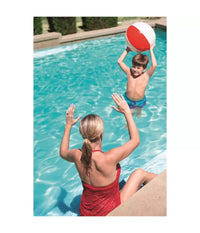 Pallone Gonfiabile A Spicchi Colorati Spiaggia Mare Piscina Bambini 51 Cm 31021         