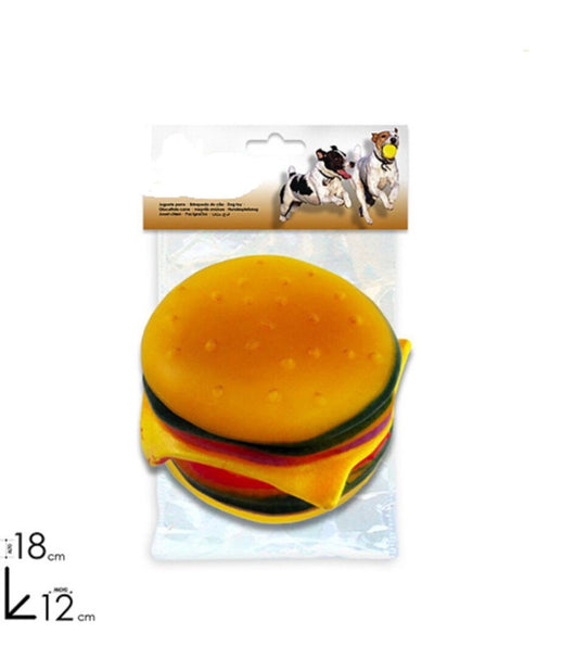 Panino Hamburgher Giocattolo Per Cani Gatti Con Suoni 18 X 12 Cm Giocattoli Cane         