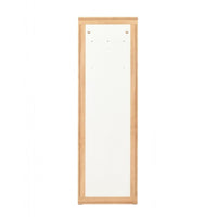 Pannello appendiabiti da ingresso 60x35x190 cm Wien 43 rovere bianco