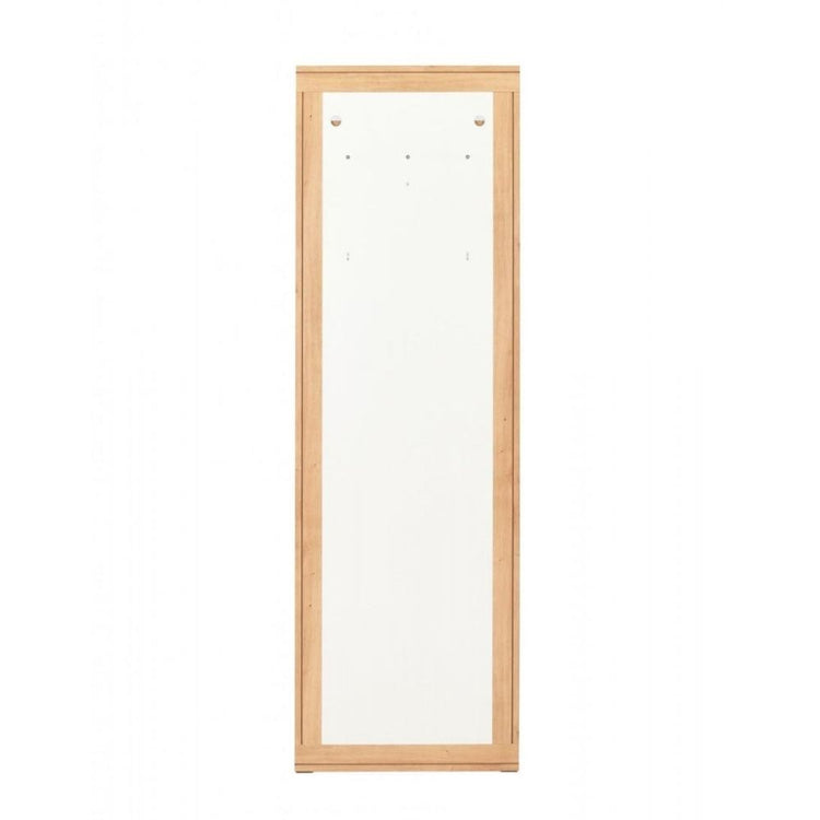 Pannello appendiabiti da ingresso 60x35x190 cm Wien 43 rovere bianco