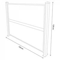 PANNELLO FENCING 150 X 120