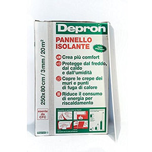 Pannello Isolante Depron 80 X 125 Cm - 9 Mm - 6 Mq