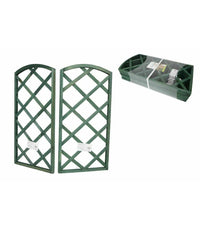 Pannello Traliccio Recinzione In Legno Verde 60x30 Cm Rampicanti Giardino 219842         