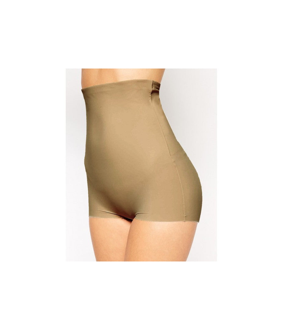 Pantaloncino Guaina Contenitiva Vita Alta Snellente Modellante Push Up  Beige   Xl    