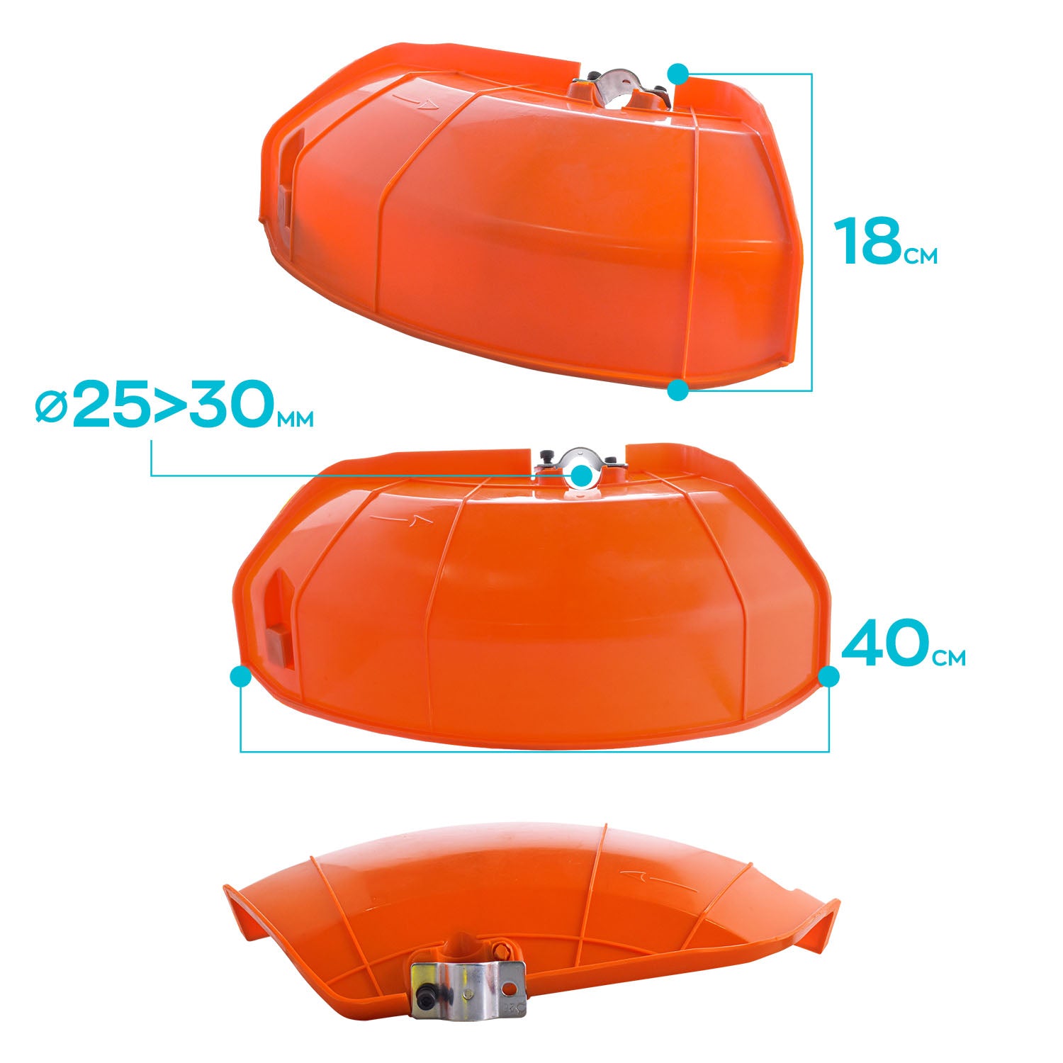 Paracolpi per decespugliatore parasassi di ricambio in PE protezione professionale paraschizzi decespugliatore 