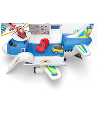 Parcheggio Aereo Macchinine Elicottero Giocattolo Per Bambini 38x25x10 Cm Età  3+         