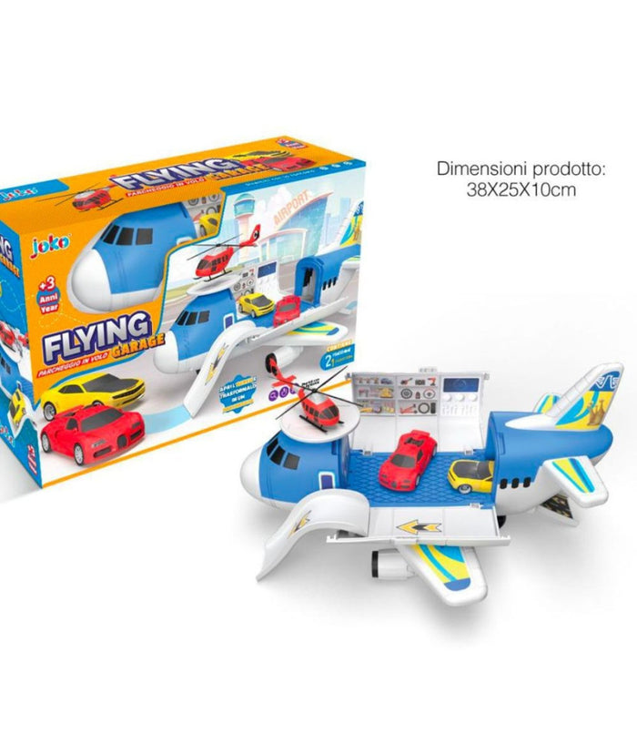 Parcheggio Aereo Macchinine Elicottero Giocattolo Per Bambini 38x25x10 Cm Età  3+         