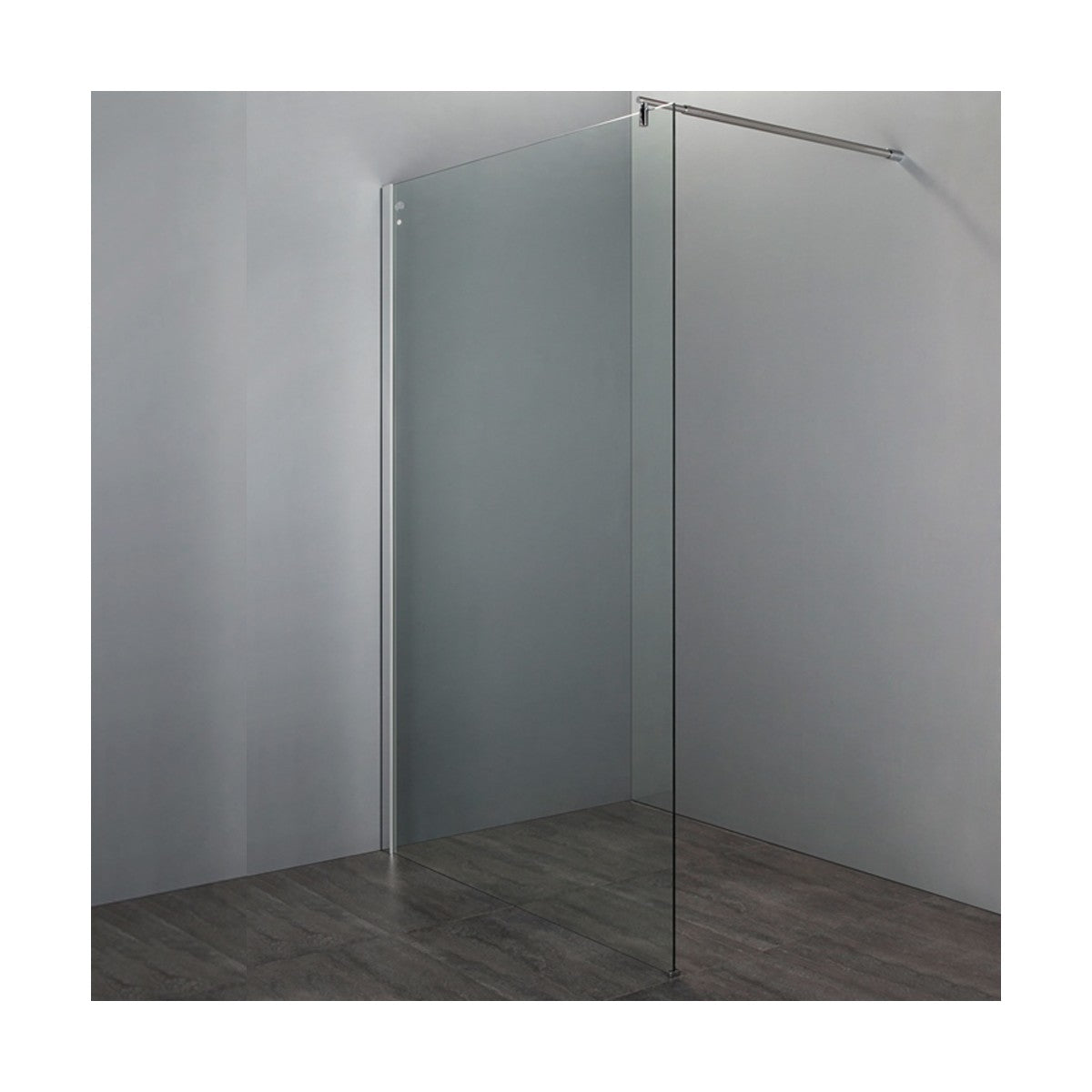 Parete doccia walkin trasparente 8mm h200 cristal, dimensioni 140cm