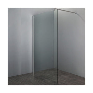 Parete doccia walkin trasparente 8mm h200 cristal, dimensioni 140cm