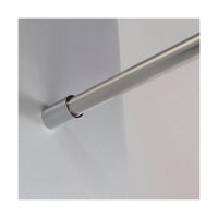 Parete doccia walkin trasparente 8mm h200 cristal, dimensioni 140cm