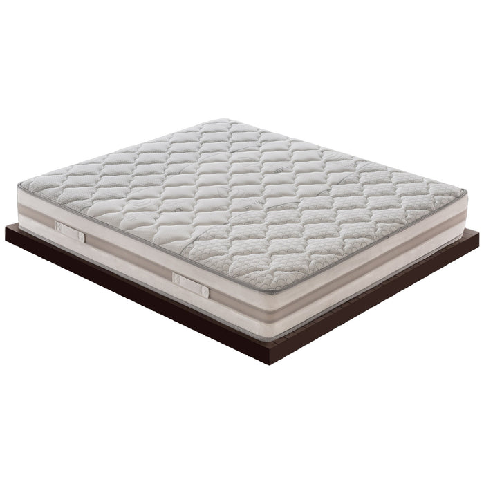 Materasso Matrimoniale 160x190 800 molle e Memory Foam - 9 zone differenziate - sfoderabile - alto 25 cm   