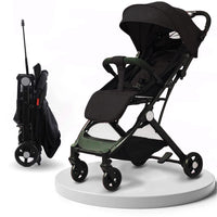 Passeggino Wizy Easy Ultra Leggpero Chiusura Facilitata Salvaspazio Portata 15 kg colore Nero