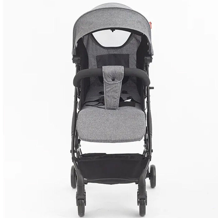 Passeggino Wizy Pro Ultra Leggero Chiusura Facilitata Salvaspazio Portata 15 kg-Grigio