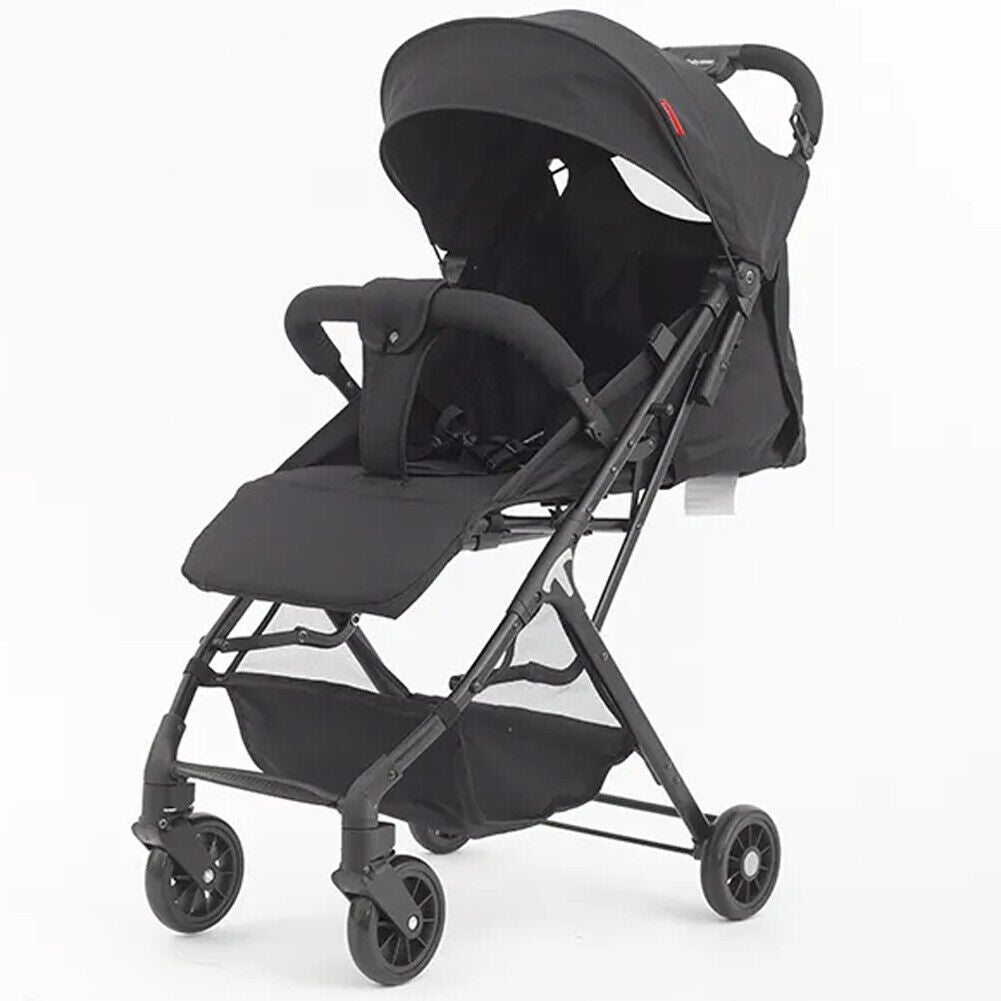 Passeggino Wizy Pro Ultra Leggpero Chiusura Facilitata Salvaspazio Portata 15 kg colore Nero