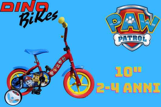 Bicicletta Bambino Dino Bikes PAW PATROL 10 pollici 