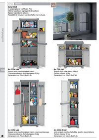 armadio terry wave 1anta cm 35x44x181h quattro ripiani 2350ruw 9320