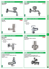 6blister blister rubinetti sottolavabo snodo 1/2x3/8 (pz.2) cod:ferx.85063