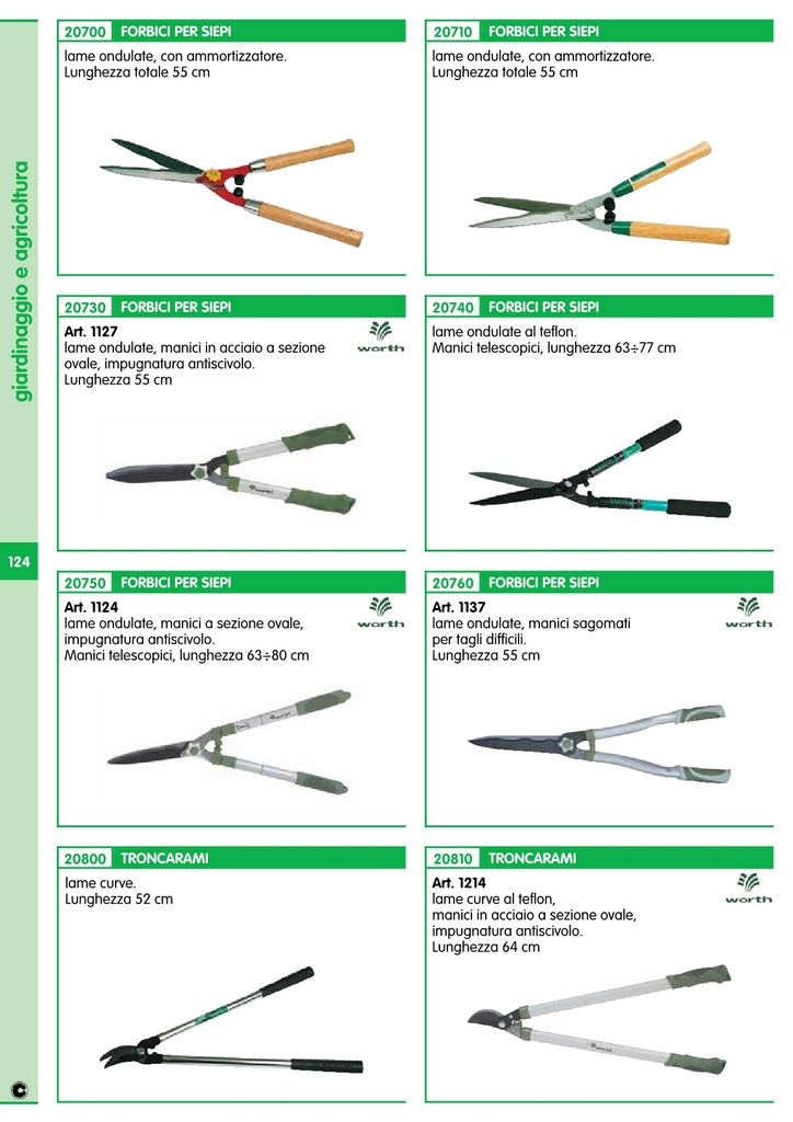 forbici per siepi standard rif.20700 38365