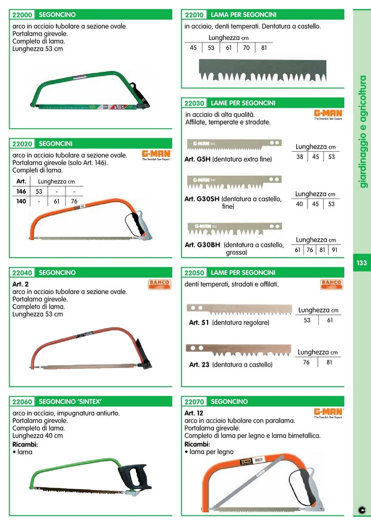 g-man segoncino 53 cm art. 146 47684