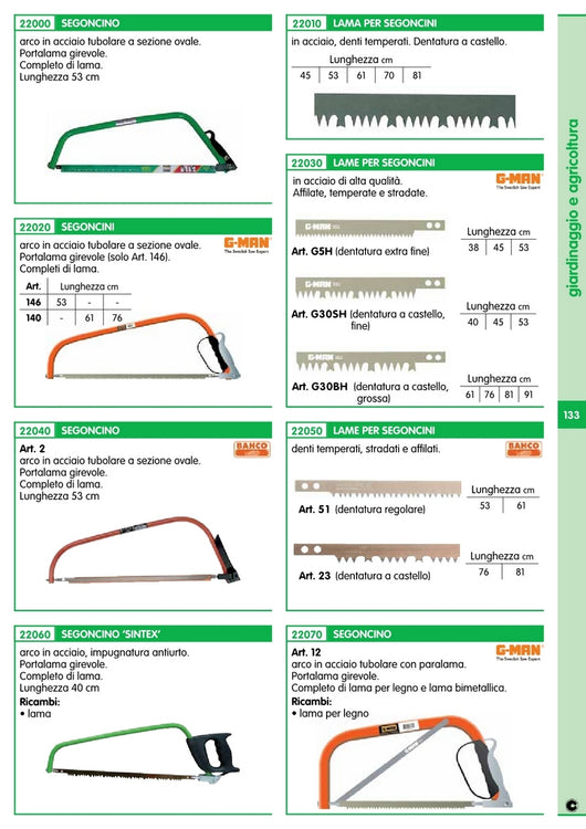 g-man segoncino 53 cm art. 146 47684