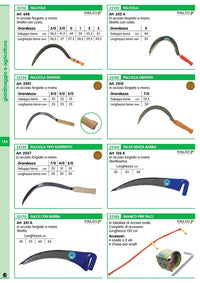 6pz anello per falce con 2 viti + chiave 8268