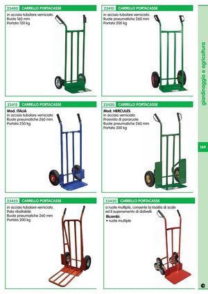 carrello portacasse art. 126 portata kg.120 cod:ferx.3124