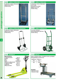 carrello portacasse all telescopico 2 ruote 90 kg 15164